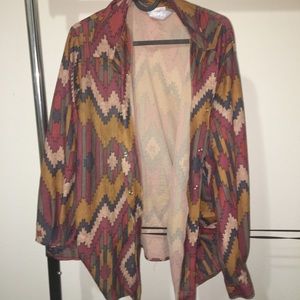 Vintage color cardigan